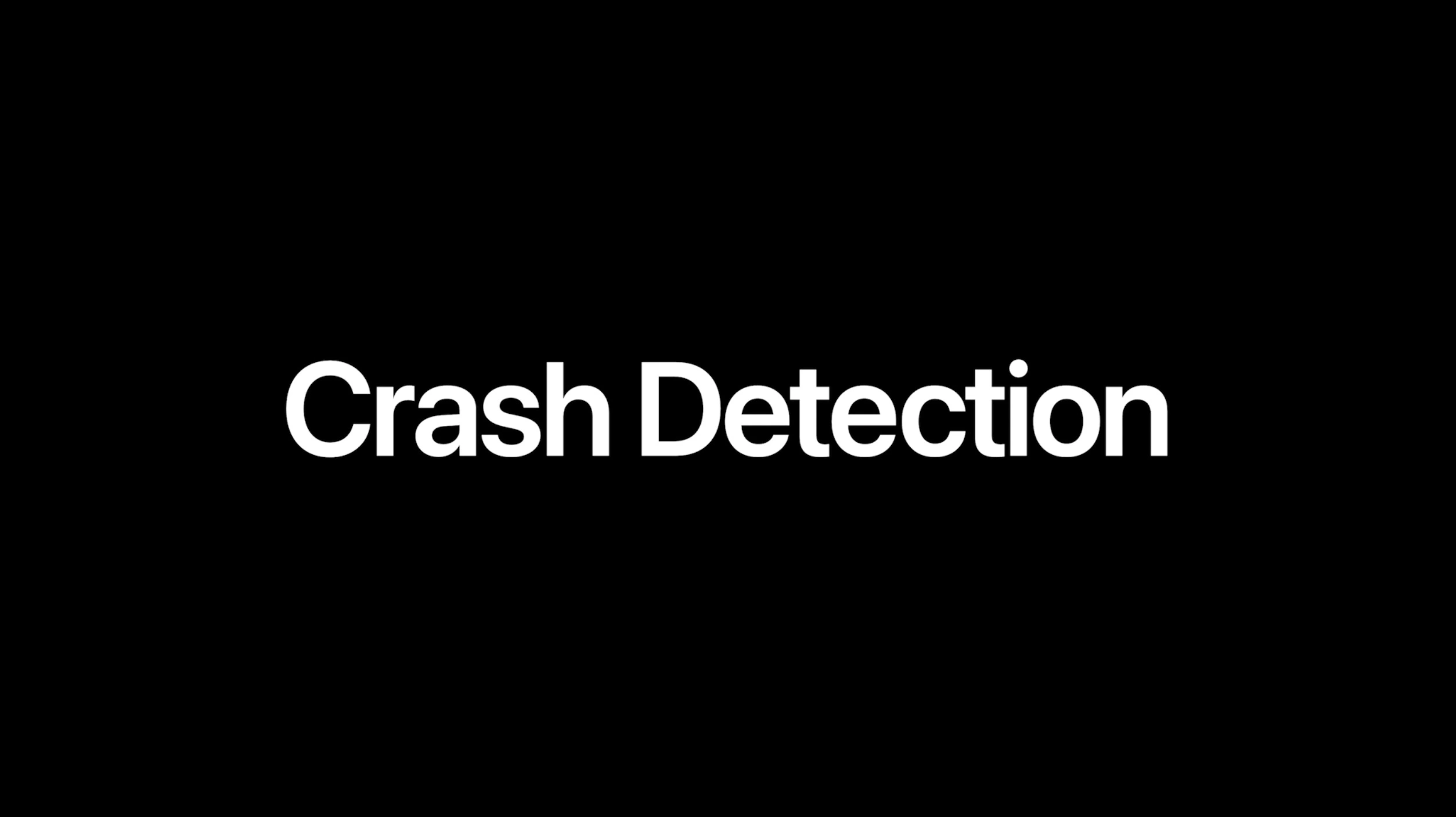 crash detection Apple Watch series 8