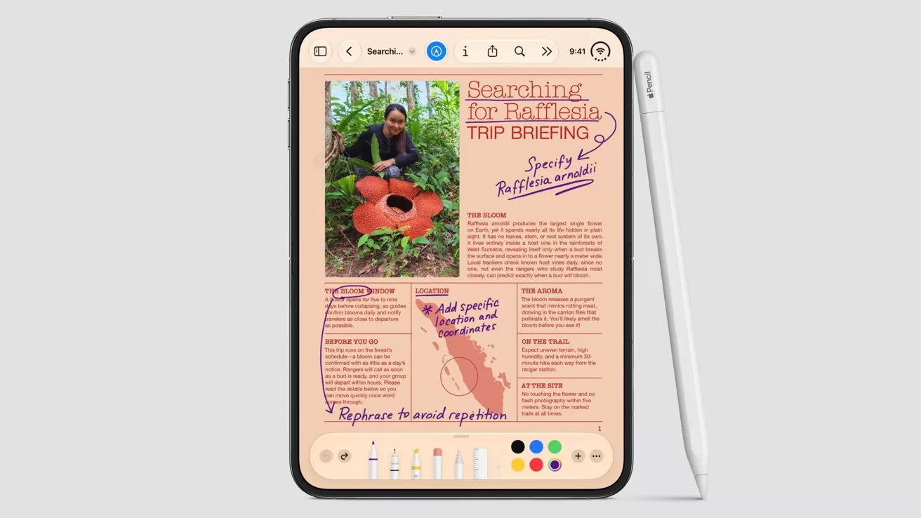 iPhone Duo supports Apple Pencil with USB-C on both displays