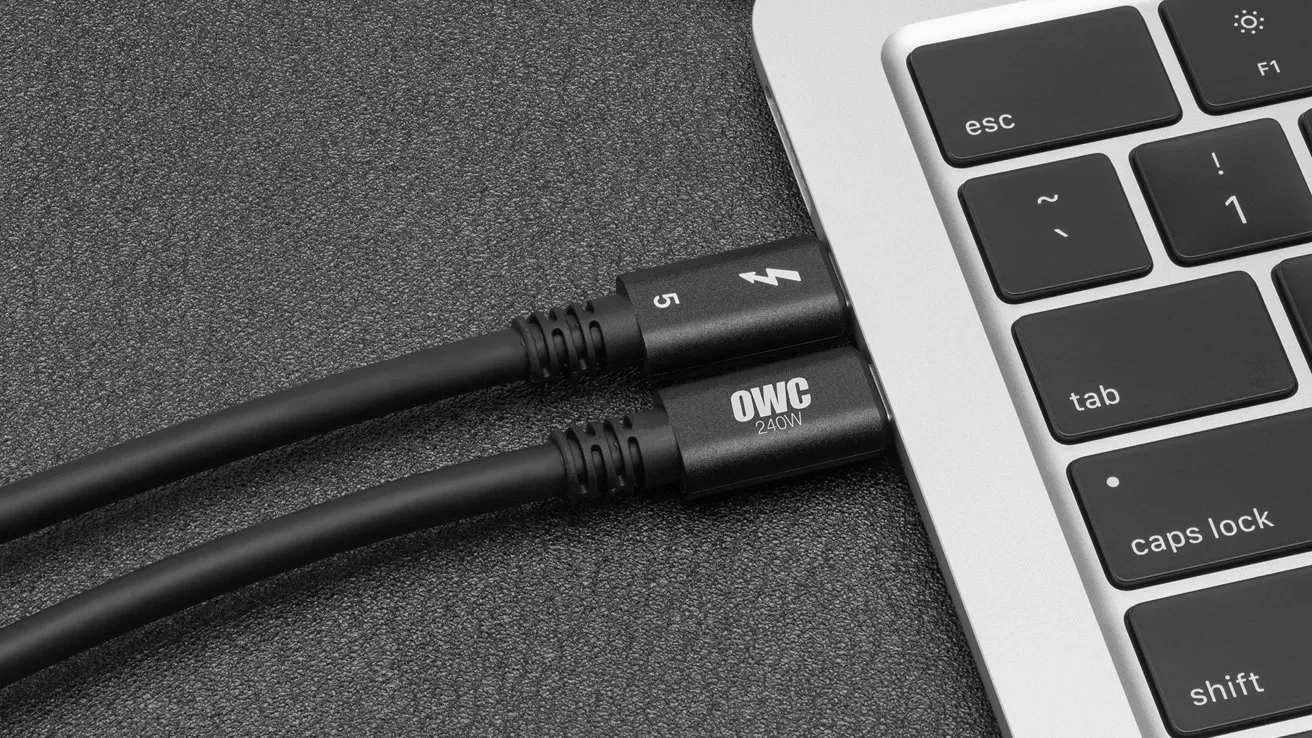OWC's new Thunderbolt 5 Cable