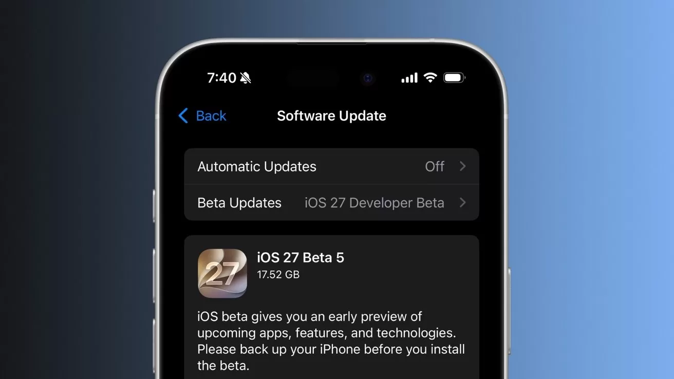 New in iOS 27 beta 5: 'Before Searching' settings, updated app icons, more