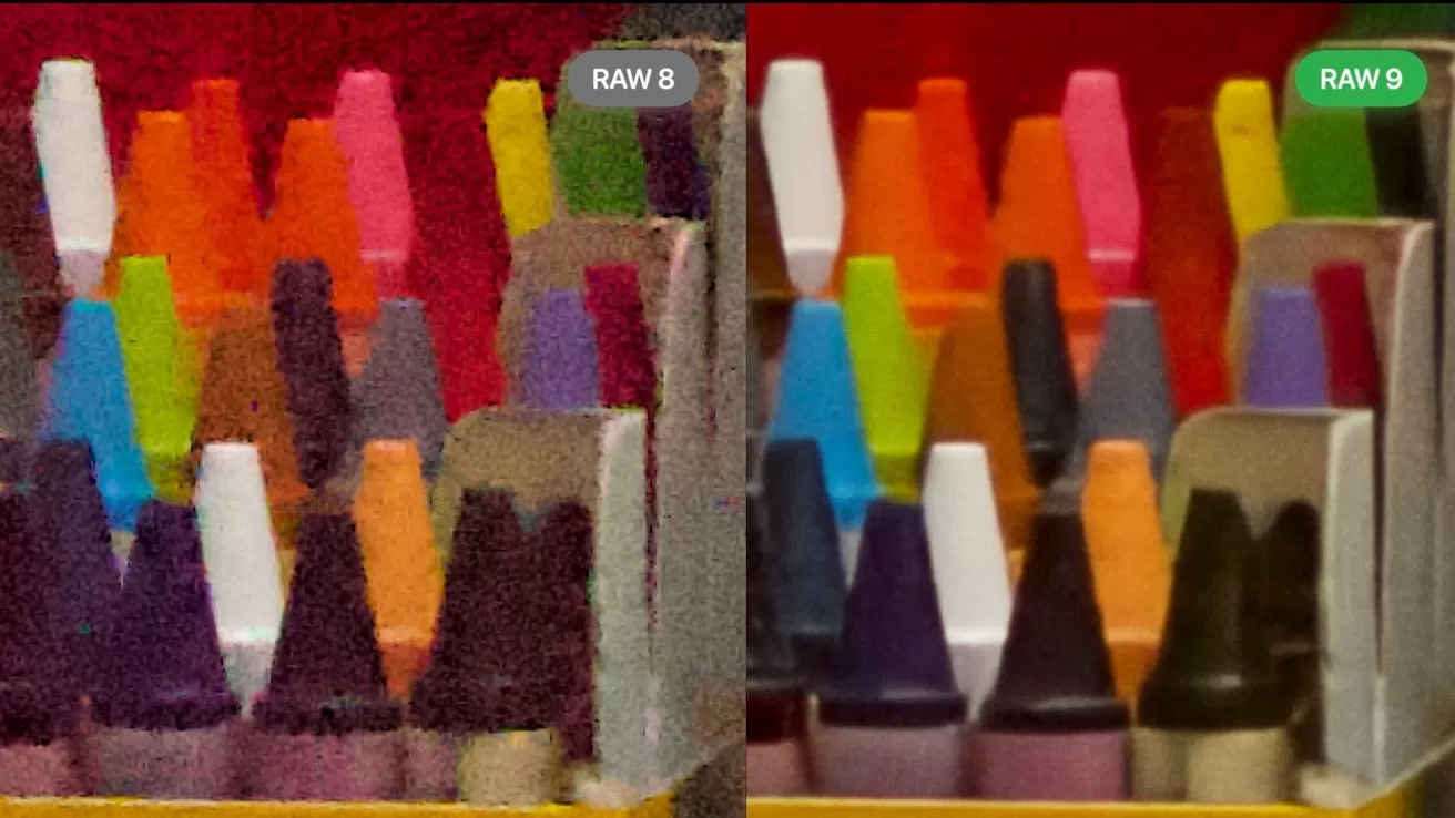 The new version of RAW has much better definition and its easier to make out the colors