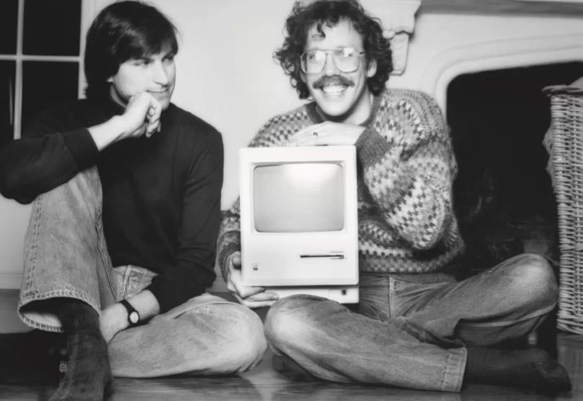 Steve Jobs and Bill Atkinson worked closely to help bring the Macintosh to life. Image credit - Apple