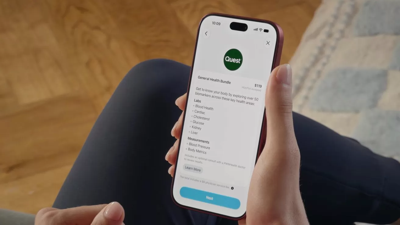 Apple Health & Quest team up for $119 blood panel