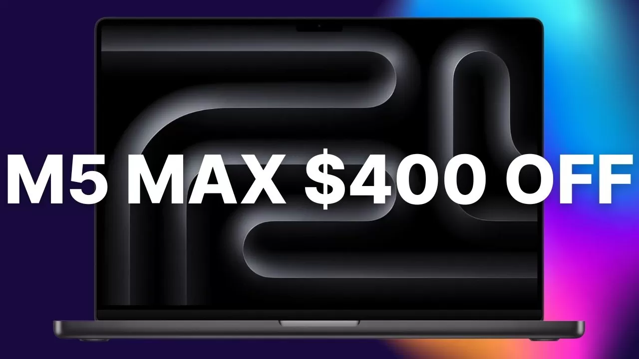 Save $400 on Apple's M5 Max MacBook Pro 16-inch with spacious 2TB SSD