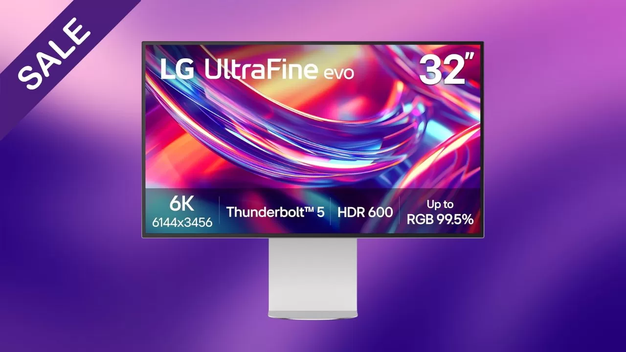 Save $700 on LG's 32-inch UltraFine evo 6K Thunderbolt 5 monitor