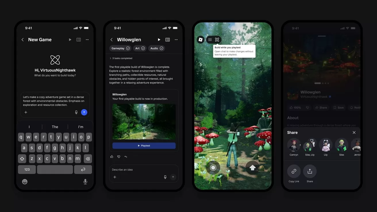 AI-generated Roblox games are about to get much easier to make on iPhone
