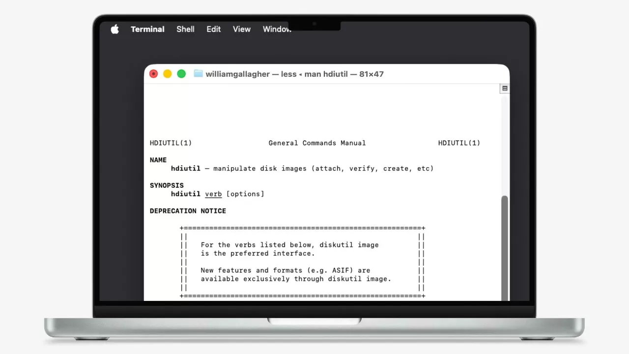 Handy disk image tool is to be removed from macOS